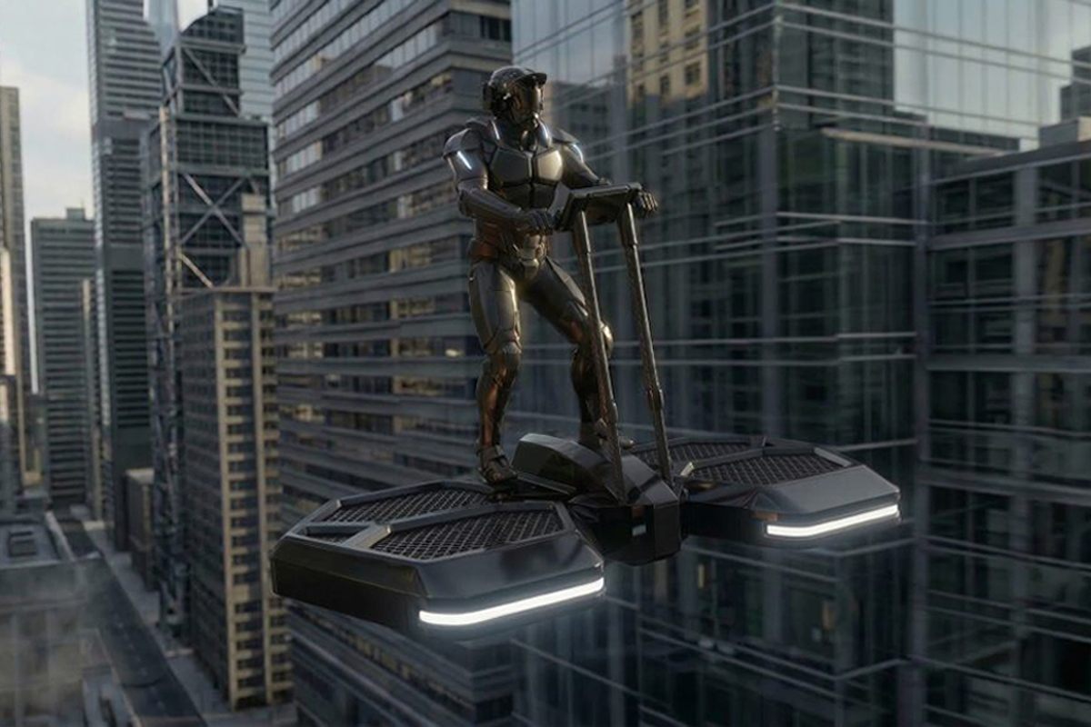 Urban 2 passenger eVTOL concept design multicopter flying device Urban 2 passenger eVTOL concept design multicopter flying device